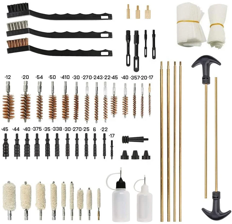 Universal  Barrel Clean Brass Brushes Customized 9mm Best  Gun Cleaning Kit