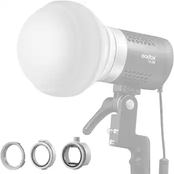 Godox ML-CD15 ML-CS162 Silica Gel Diffusion Dome Kit for ML30 MLBI ML60 BI V1 V1S V1C V1N V1F V860III-S TT685S AD300PRO AD400PRO detail image