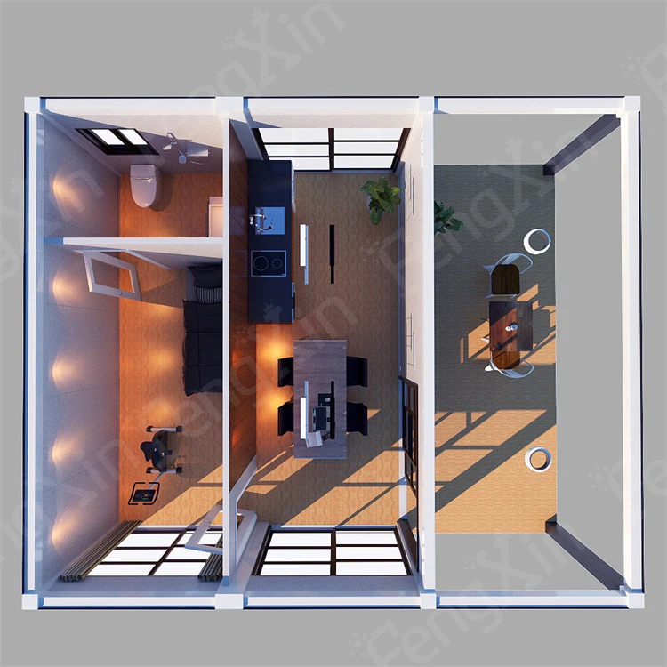 Новинка 2022, подвижная сборка стальной конструкции для мобильных домов, контейнеров, можно разобрать