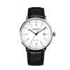 Steel case white surface-black strap