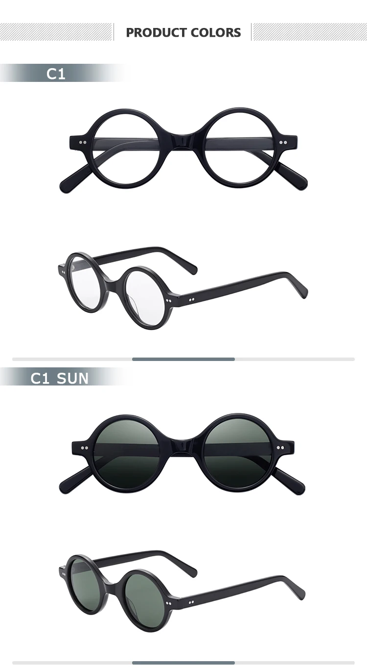 China New Fashion Vendors Chasma Wholesale Vintage Eyewear Acetate