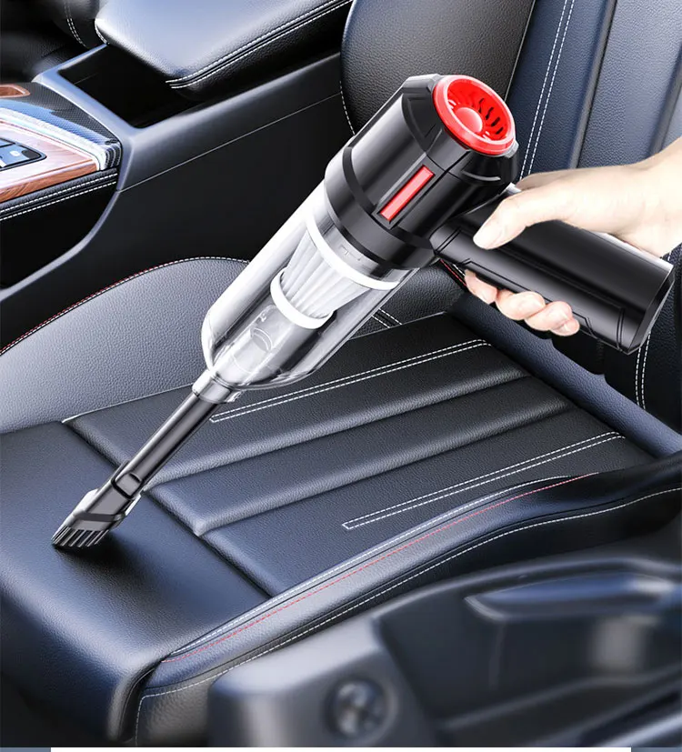 Wireless Cordless Car Vacuum Cleaner 4 In 1 And Air Pump Small Portable Mini Handheld Wet And