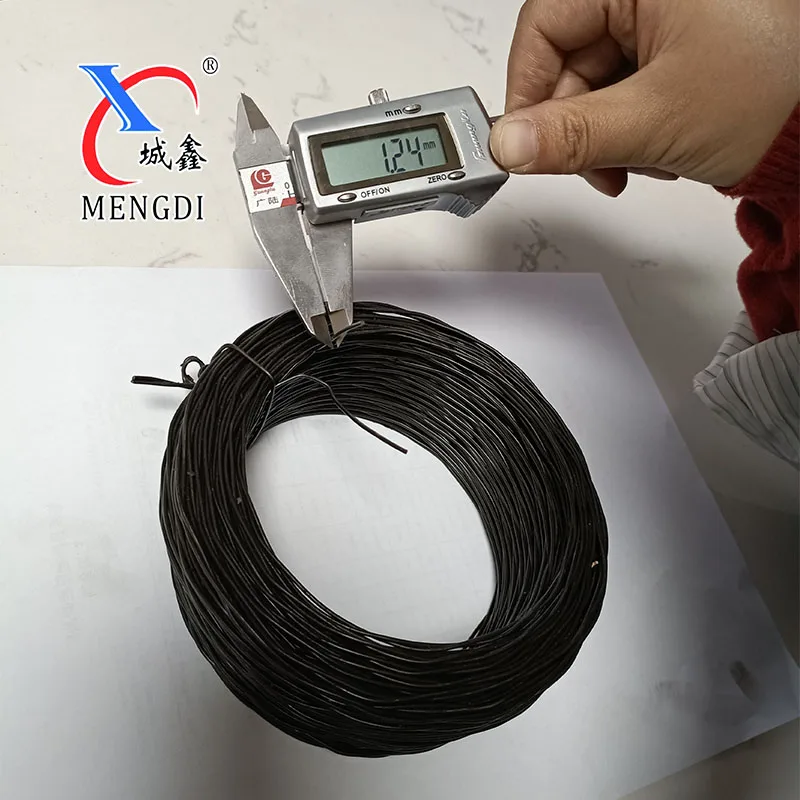1.24mm, 1kg Coil Alambre Trenzado Recocido Negro BWG18