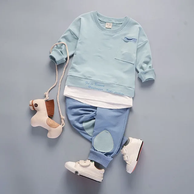 Korean Comfortable 2pcs Baby Kids Boy Toddler Clothes Clothing Set