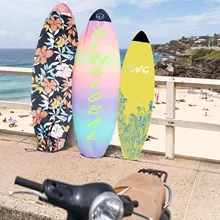 Good Source Of Materials 6'8" Soft Polyester Acrylic Fibres Body Printing Surfboard Sock surf board cover protecting bag