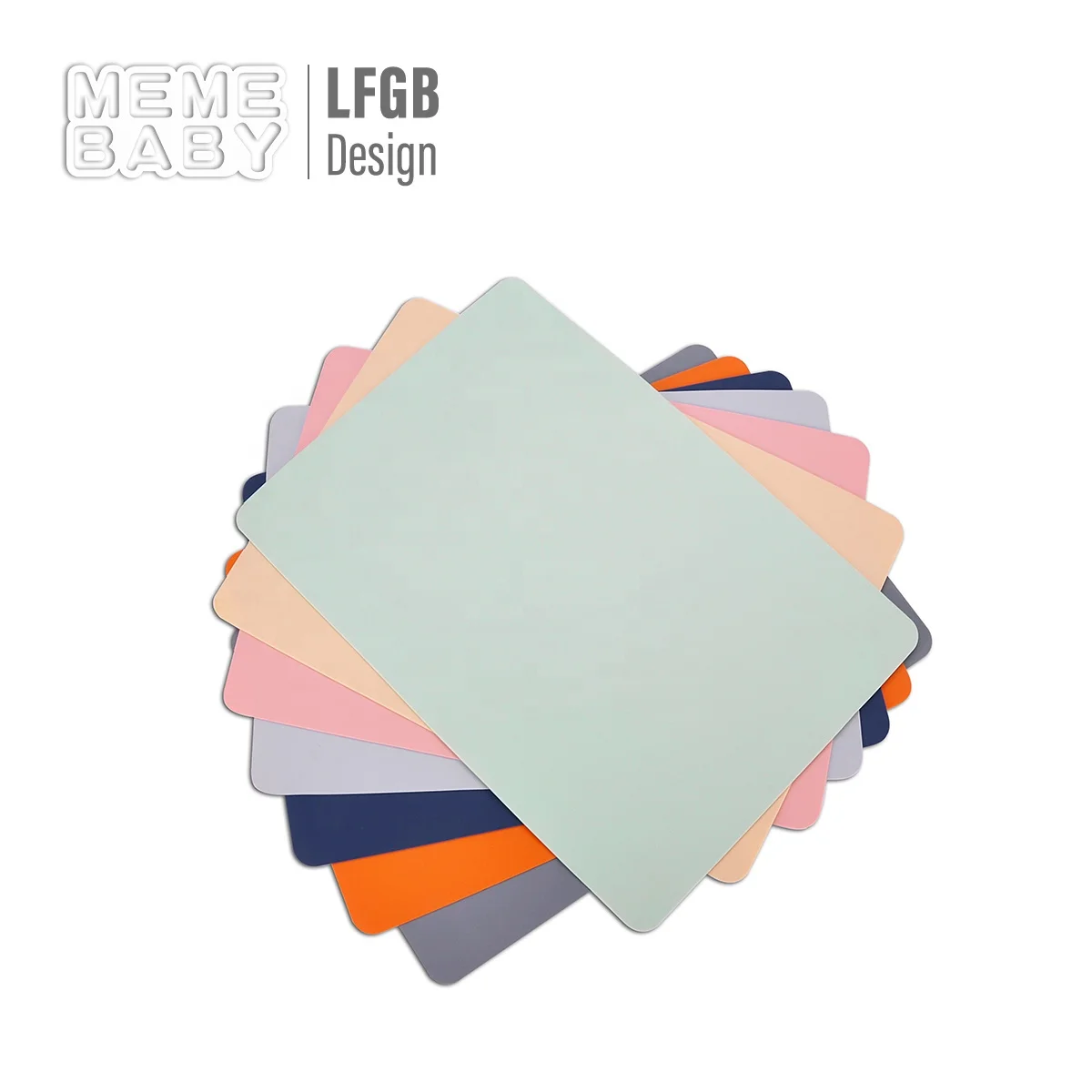 Eco Friendly Sublimation Non Slip Table Mat Pad Waterproof Silicone Table Place Mats