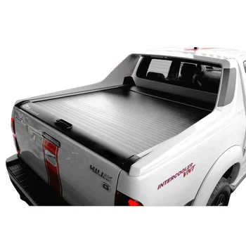 Zolionwil Manual Retractable Folding Truck Cover Pickup Truck Bed Tonneau Cover Roller Lid For TOYOTA Tundra HILUX VIGO