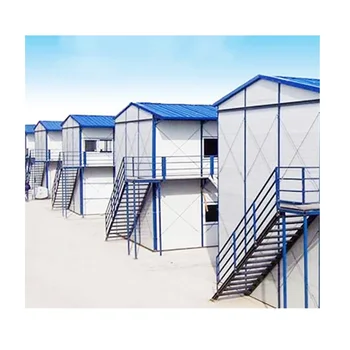 Hot Selling Affordable Durable Prefab Labor Camp Knockdown Houses Firm Steel Structure Temporary House