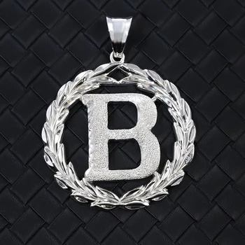 Fashion Letter Pendant High Quality Sterling Silver 925 Accept customization Letter Pendant for Necklace