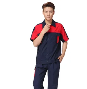 Professional High Quality 100% Cotton Bus Driver Uniform Summer Delivery Driver Uniform Solid Design Professional Uniforms