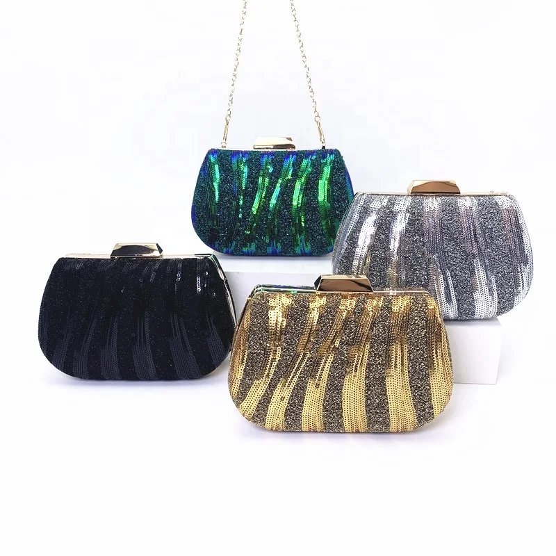 Flash Material Elegant Lady Evening Bag Evening Package 1pc 