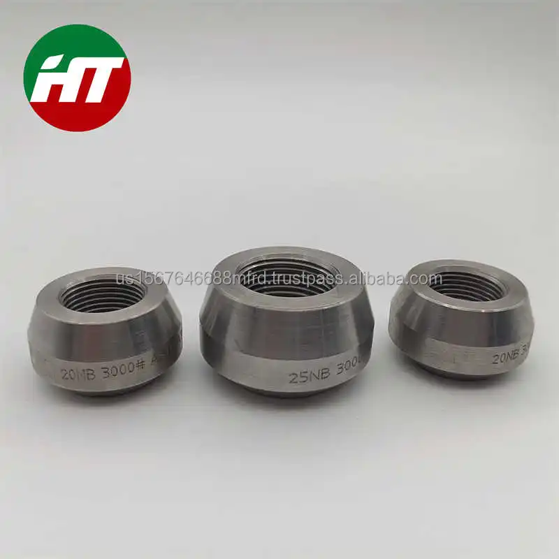 Hex Bosses Pipe Nipple Male Thread 90 Degree A105N Elbow Fitting Sch40 Codo Hex Plug