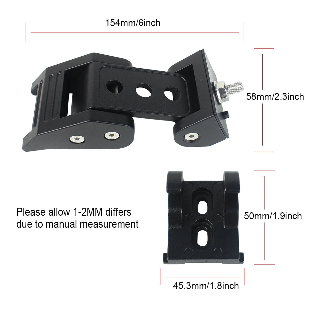 Hood Latch Locking Catch Buckle Decor For Jeep Wrangler JK JL - Foto 8