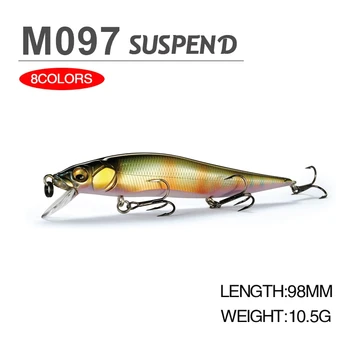 Cheery ONETEN Small Fish Floating Fishing Lure 9.8 cm 10.5g M097 Cherry Corner Silicone for Swimming in River Visual Effect – Soft Lure – view 3