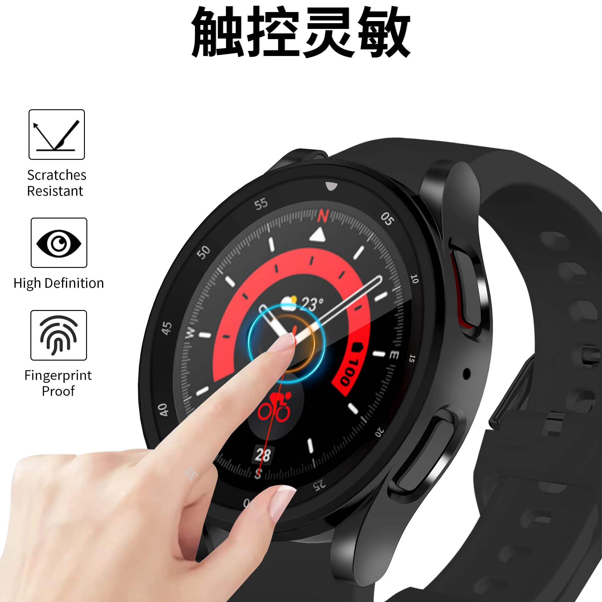 TPU Slim Plated Scractch-Resist 360 All Around Protective Full