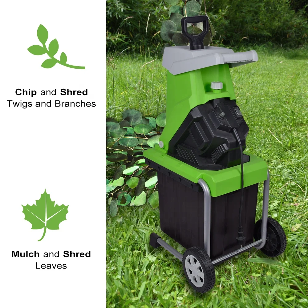 さまざまな Vertak2500wエレクトリックガーデンウッドチッパービッグコレクションボックスリーフシュレッダーマシン Buy