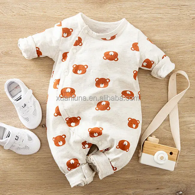 Baby Clothes Spring And Autumn Men's And Women's Baby Clothes 012 Year Old Baby Onesie