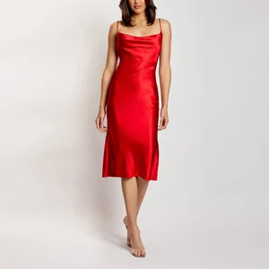 Wholesale Custom Women Bodycon Fit Woven Midi Dress