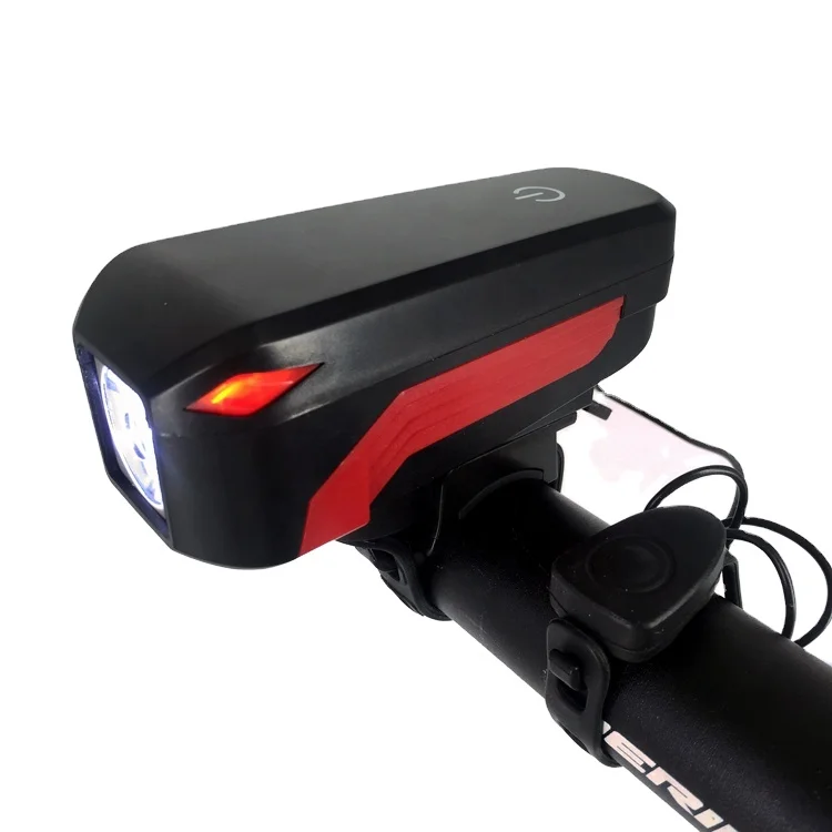 140dB Horn Details about   USB Rechargeable T6 LED Bicycle Bike Front Head Light Headlight Lamp 