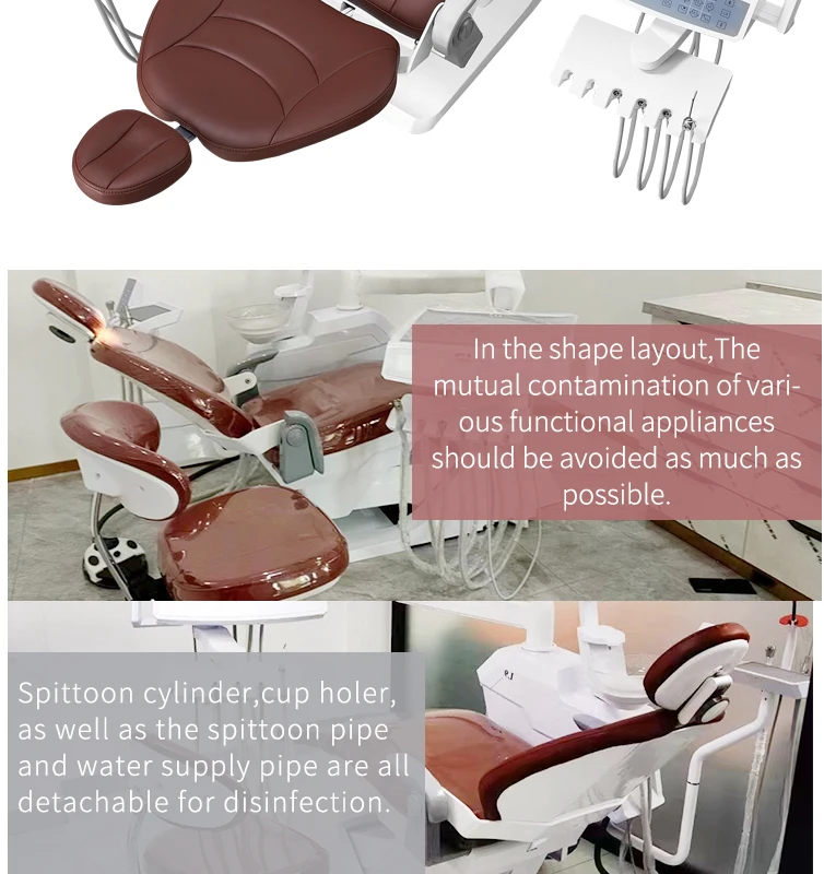 New Type Dental Clinic Equipment Double Water Bottle Dental Unit Dental