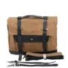 Olive Green-brown leather