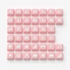 colorful Cherry blossom pinkish-white text