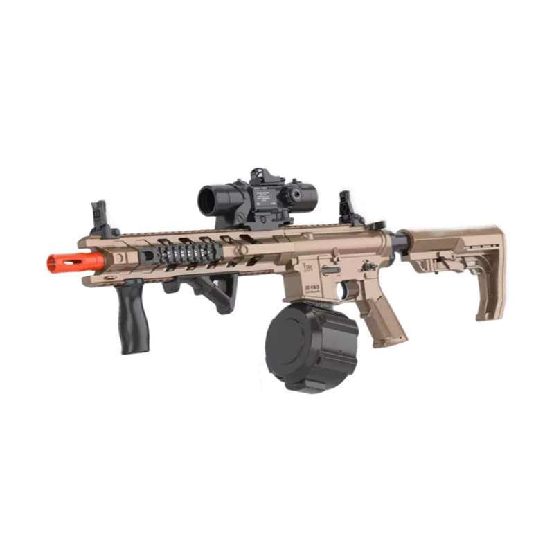 Electric M4a1 Blaster Toy Gun 78mm Soft Bullet Splatter Gun For