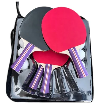 Professional Ping Pong Table Tennis Racket Bat Table Tennis Paddle Suit With OEM Service