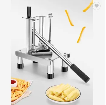 Kitchen Stainless Steel Tools Manual Small Cucumber Bar Cutting Machine Vertical Fries Cutter Potato French Fry Cutter Machine