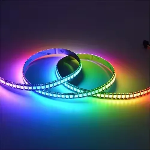 WS2812b LED Digital Strip Matrix 96Leds RGB 5V 12V IP20 Remote Control Switch Dream-Color Strip Light for Landscape PVC Body
