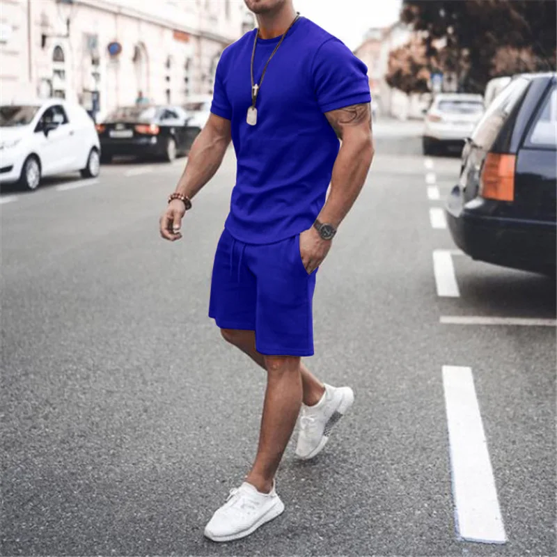 I maglioni da uomo europei e americani primaverili ed estivi si adattano a tute sportive casual, pantaloncini a maniche corte cross571_voghion.com