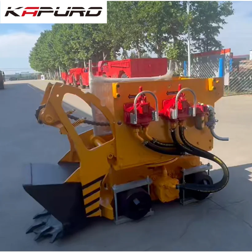 h electric rail mounted rock shovel loader 035m bucket 1210mm narrow 600mm gauge for tunnel slag removal-13