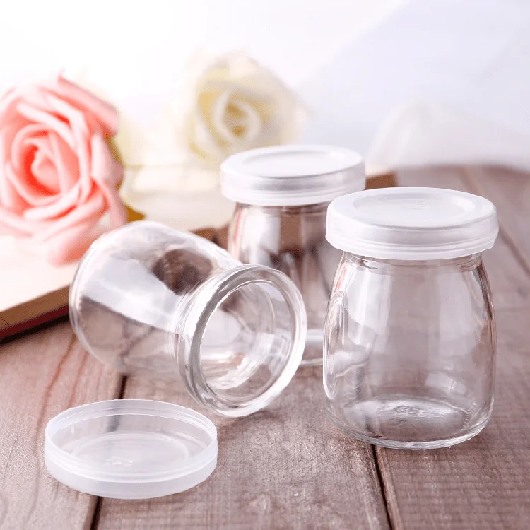 Yogurt Jars 6 Pieces Jars With Lid Mason Jar For Pudding Milk Yogur