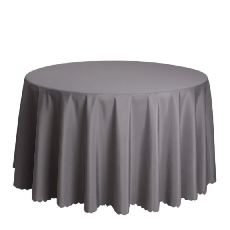 Nappe De Table Mariage Rond 60 120 Inch Round Black White Table Cloth