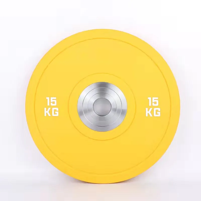 Лидер продаж, коммерческая резиновая пластина, бампер для тренажерного зала, вес 20 кг, резиновый бампер