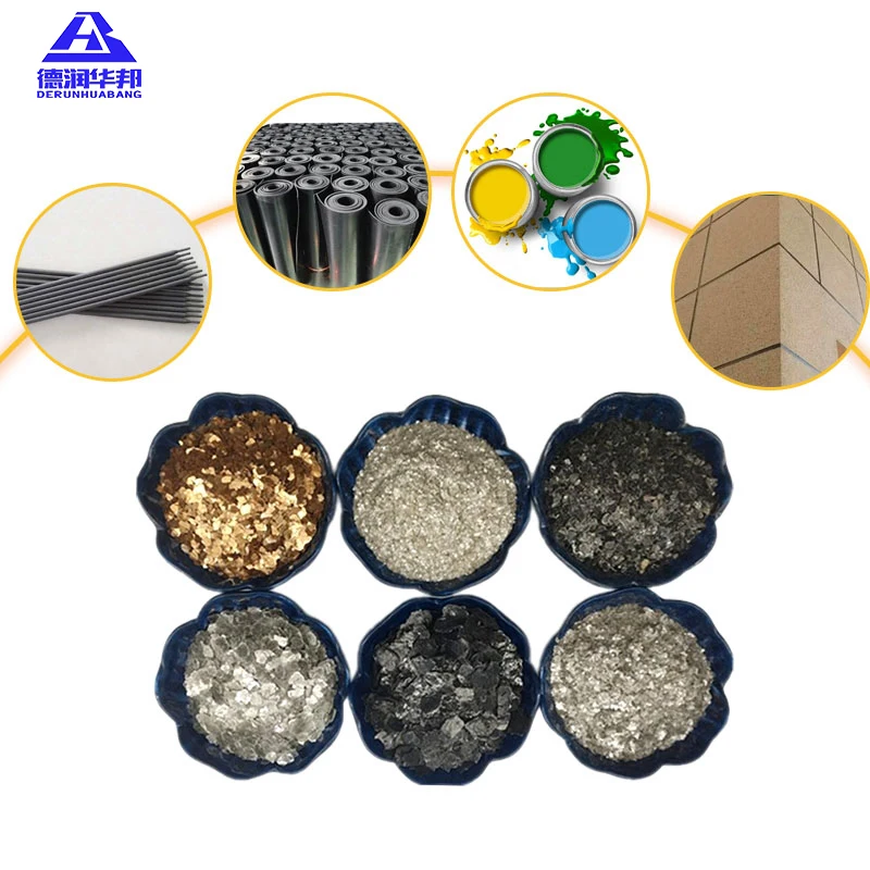 Natural Mica Flakes 6-10 Mesh Muscovite Powder for Decoration Epoxy 3-5mm Mica Powder for Coating in the Plastics Industry