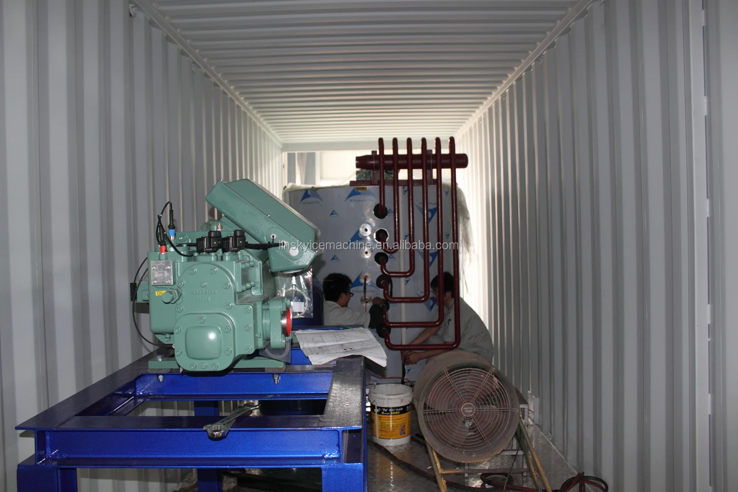 Automatic Ice Making Machine 20 Ton Containerized Flake Ice Machine