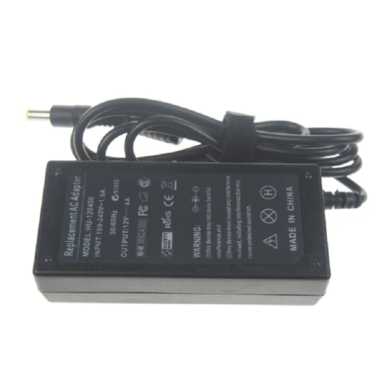 48W AC Adapter Charger Power Supply Cord FOR LCD Monitors 12 Volt 4 Amp 12V 4A 