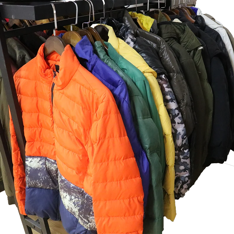 Wholesea Cheap Second Hand Men Coats Jacket Winter Used Clothes in Bales  From UK