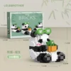 W1121 ฟูเป่า ไม้ไผ่ 348 ชิ้น - บรรจุกล่องสี