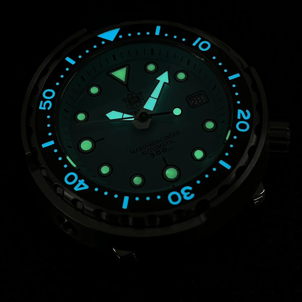 Бирюзовый циферблат! SD1975 STEELDIVE 316L нержавеющая сталь стерильные японские NH35A автоматические часы для дайвинга 30 атм