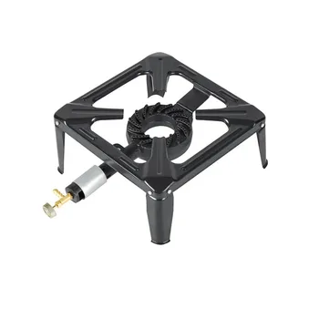 Camping outdoor stove gas cookers single head cast iron burner
