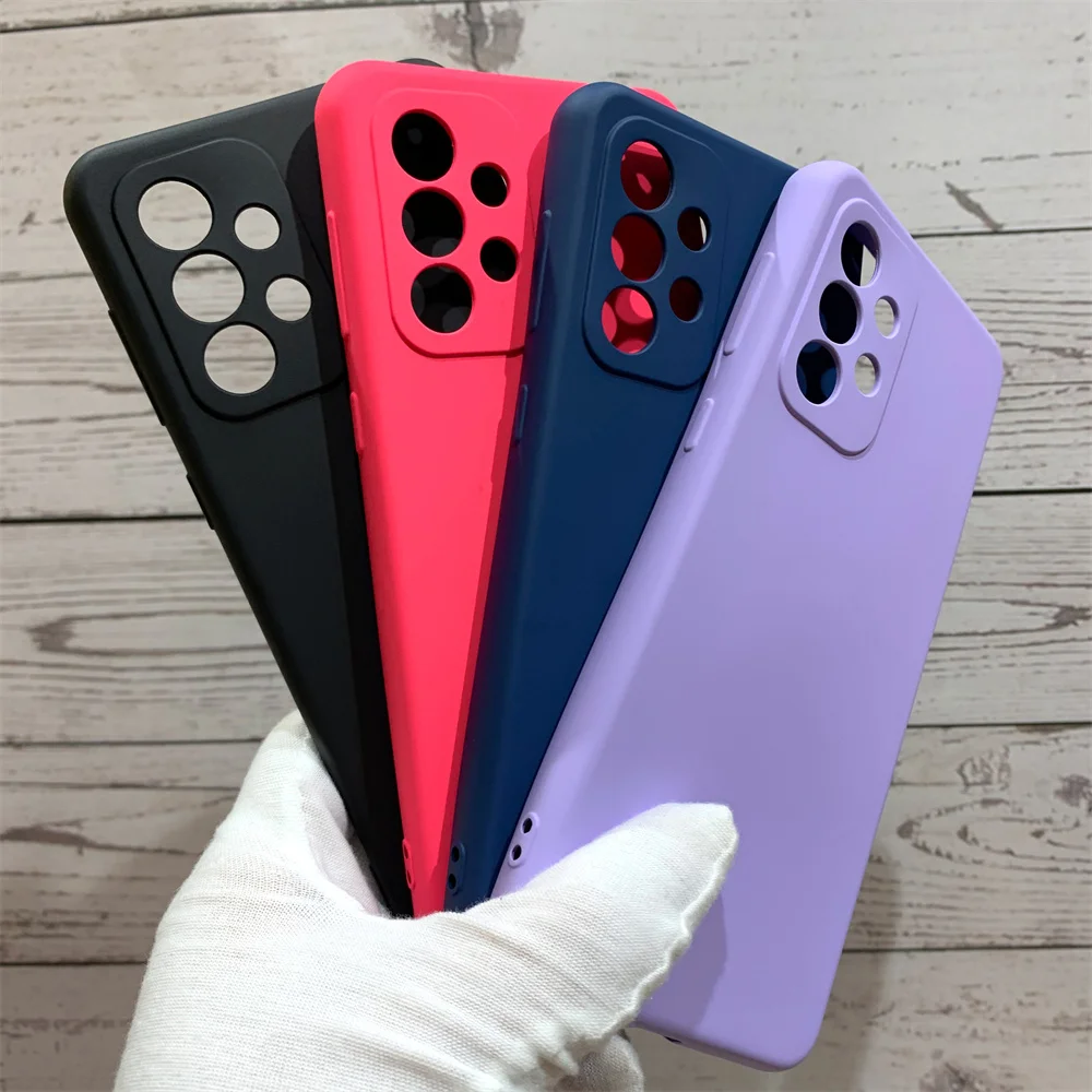 Hot Selling Colorful 2MM TPU Silicon Case With Microfiber Inside for Samsung A33 5G Mobile Phone Cases