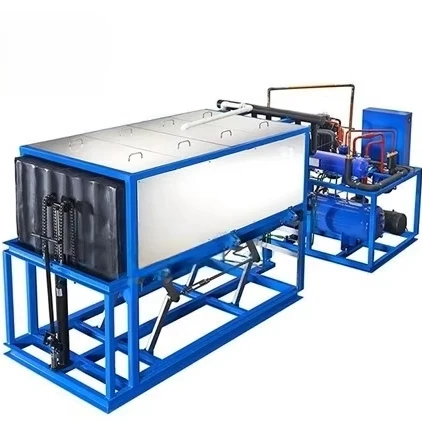 Professional Commercial 1T 2T 5T 10T Ice Block Making Machine Big Block Ice Maker With Pump for Industrial Use