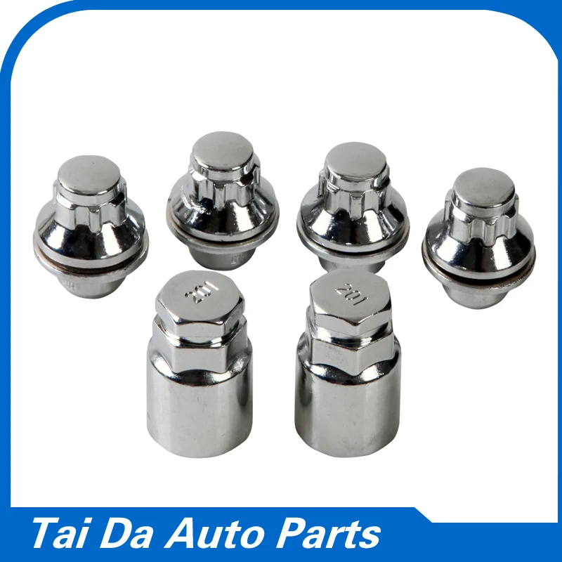 Taida Acorn Bulge Wheel Nut Chrome Lug Nut With Washer Nut For Car Buy Cone Seat Wheel Lug 