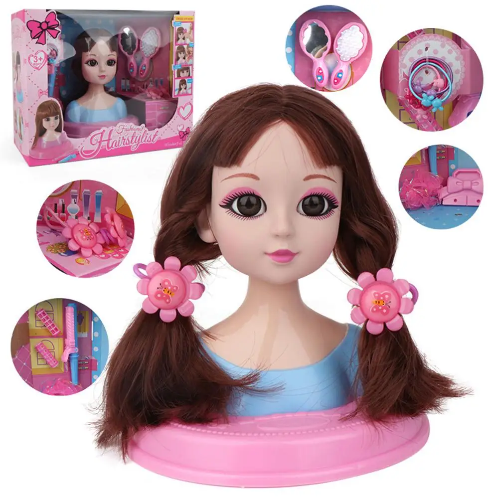 Half-length Makeup Hair Salon Princess Barbie Gift Set Hair Accessories  Toys Barbie Doll Girl Toys – купить по низким ценам в интернет-магазине  Joom 