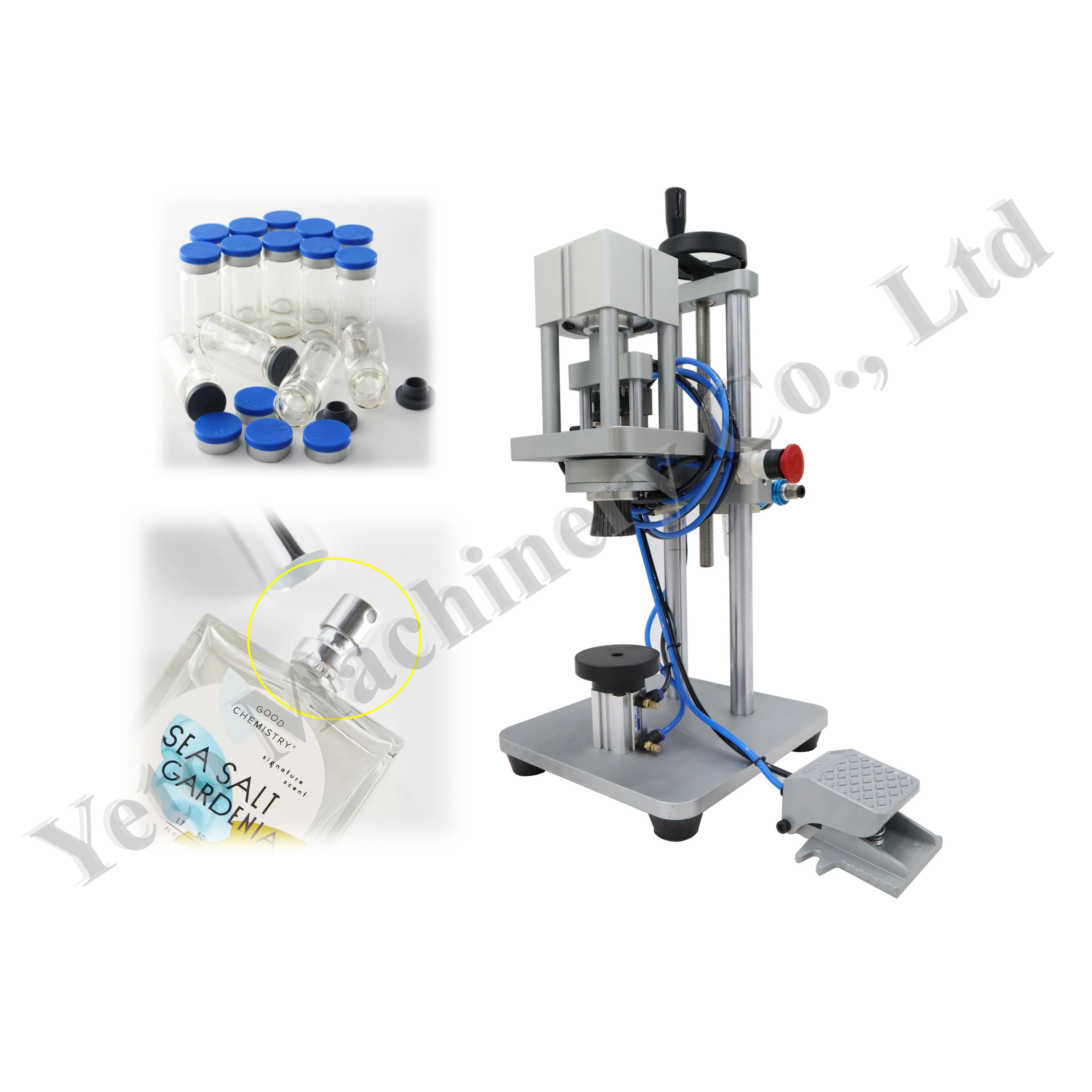 Yeto Oral жидкость карманная ручка парфюмерный распылитель Алюминиевый распылитель стеклянная бутылка винтовой укупорочный кольцевой Упаковочный станок