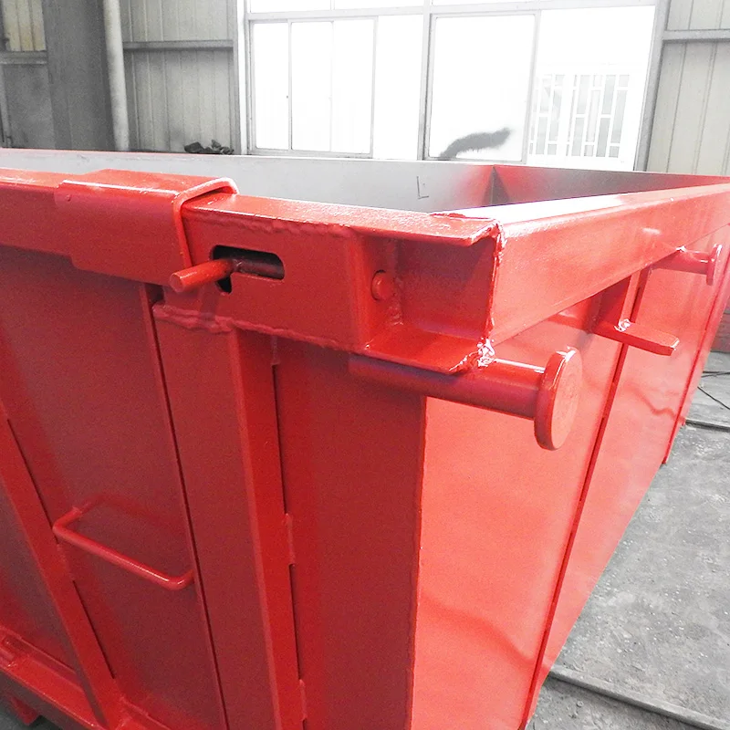 2-14 Cubic Meter Scrap Steel Skip Boxes High Quality Stackable ...