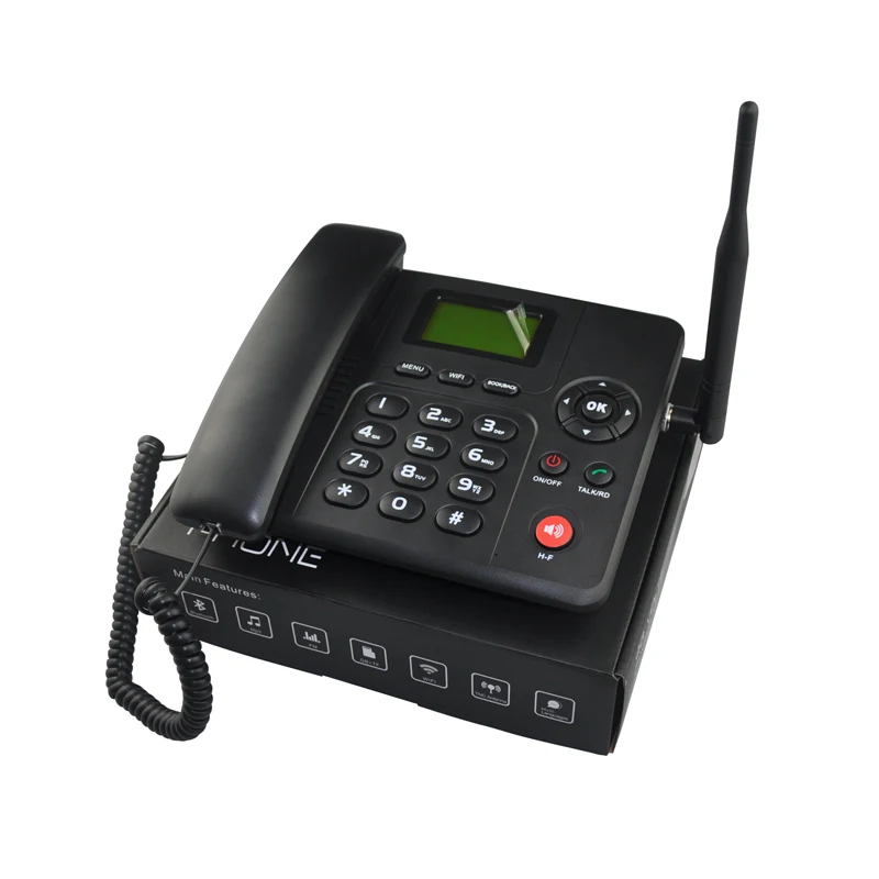4G VoLTE Wireless Home Phone Telephone for Sale with WiFI Hotspot 6688 LTE Cordless Landline House Phones