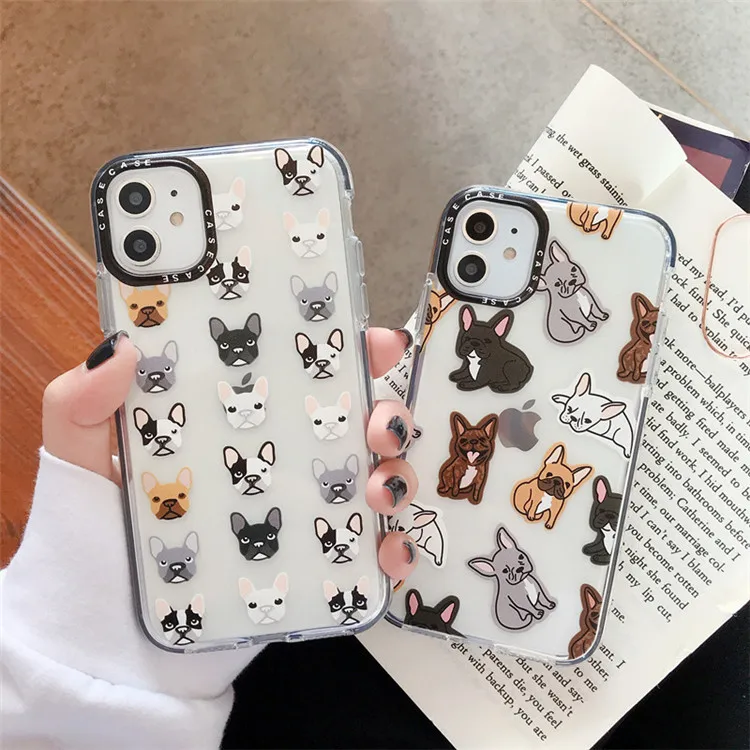 For Iphone X Xr Xs 11 12 Pro Max Cartoon Cute Dog Phone Case Animal  Design,For Iphone 11 Clear Phone Cases Dog - Buy For Iphone 11 Clear Phone  Cases Dog Product on 